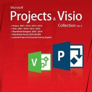 خرید مجموعه Microsoft Projects & Visio Collection Ver.3 نشر پرنیان
